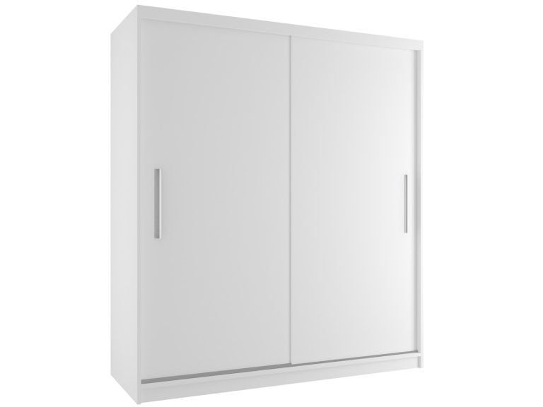 Armoire coulissante 158 cm blanc mat Fabricant SI SZP3/3/W/W/0/AL