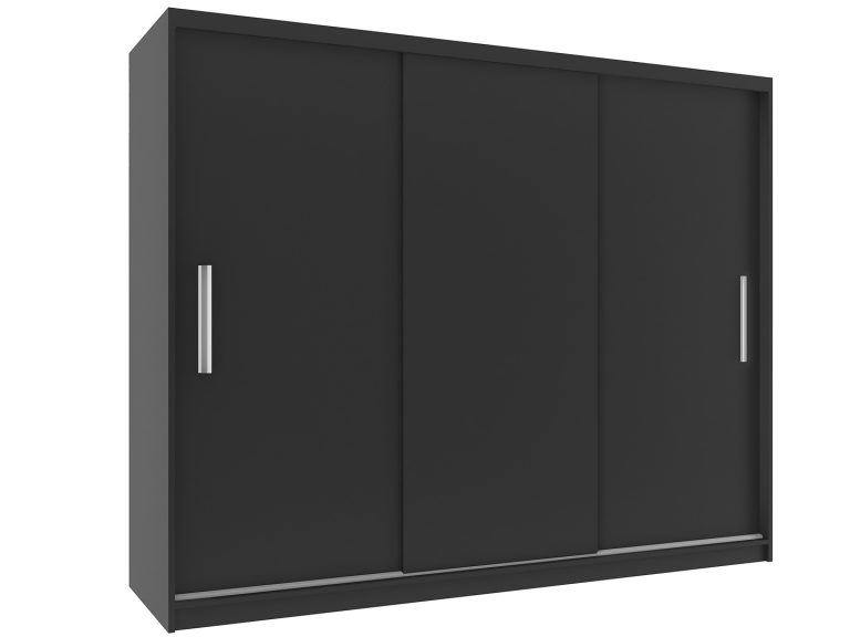 Armoire coulissante 232 cm noir ébène foncé Fabricant SI SZP4/2/1B/3B/0/AL