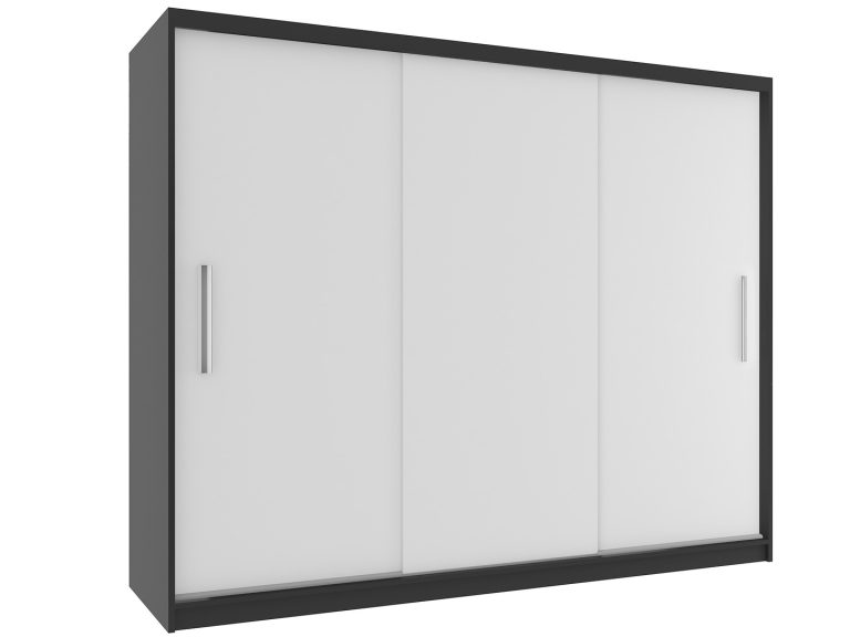 Armoire coulissante 232 cm blanc mat Fabricant SI SZP4/2/1B/3W/0/AL
