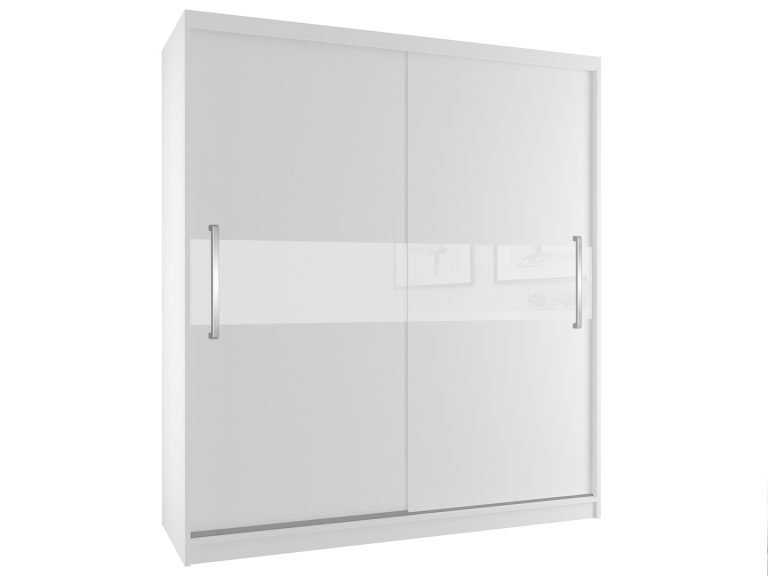 Armoire coulissante 133 cm blanc mat Fabricant SI SZP2/2/W/W/W/UU