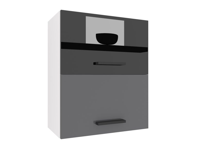 Armoire de cuisine suspendue INF SGP2-60/1/WT/BS/0/B1