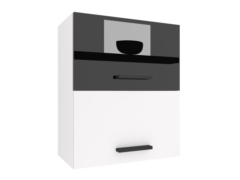 Armoire de cuisine suspendue INF SGP2-60/1/WT/BWT/0/B1