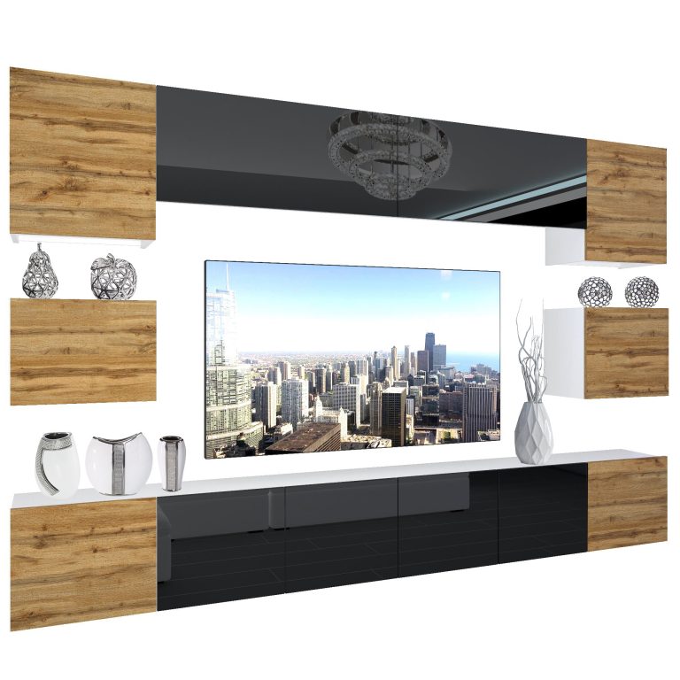 Meuble mural Nexum 54 NEX 3/0/W/DWBDWDWB/0/0/PP