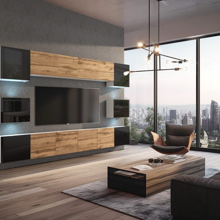 Meuble mural Nexum 52 NEX 3/0/W/BDWBBDW/0/0/PP