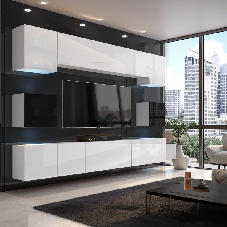 Meuble mural Nexum 38 NEX 3/0/W/WBBW/0/0/PP