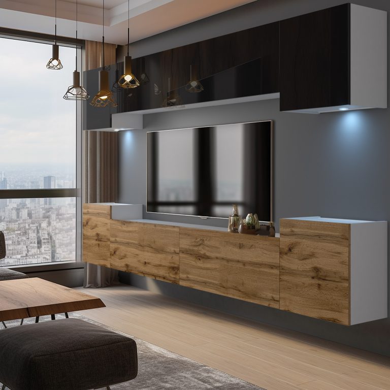 Meuble mural Nexum 67 NEX 4/0/W/BDW/0/0/PP