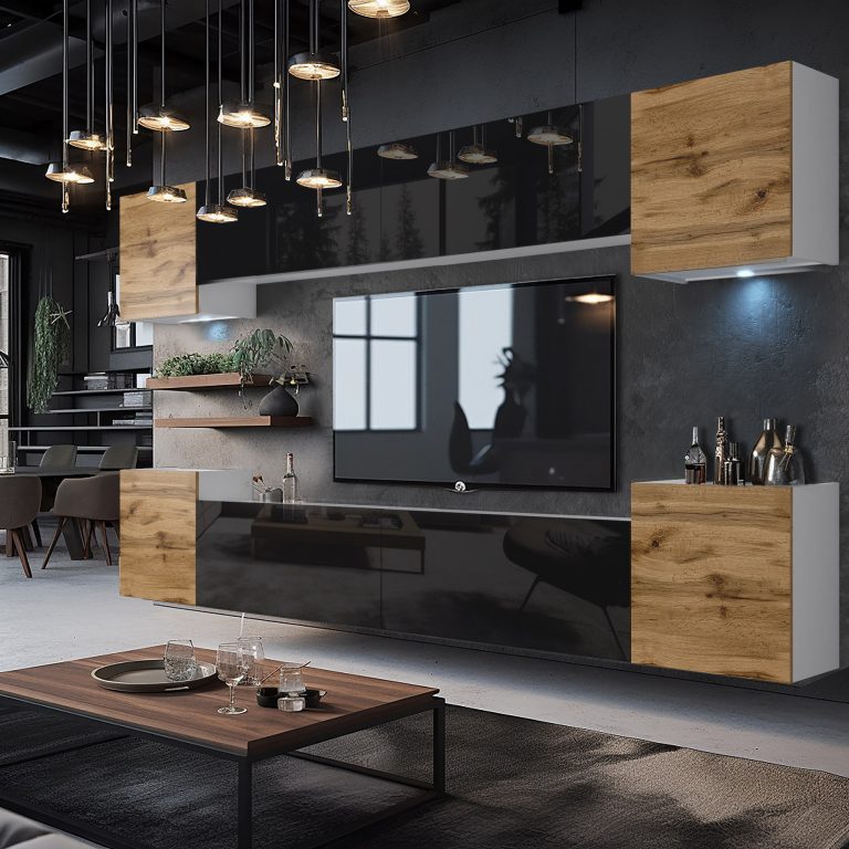 Meuble mural Nexum 68 NEX 4/0/W/DWBDWB/0/0/PP