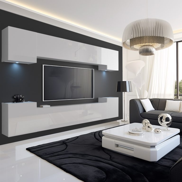 Meuble mural Nexum 57 NEX 4/0/W/W/0/0/PP