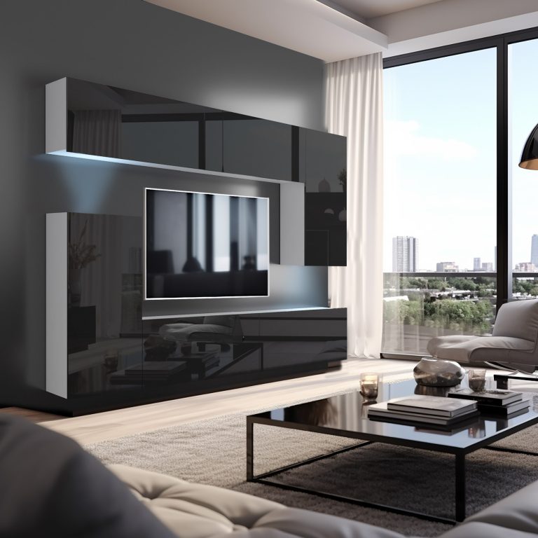 Meuble mural Nexum 125 NEX 8/0/W/B/0/0/PP