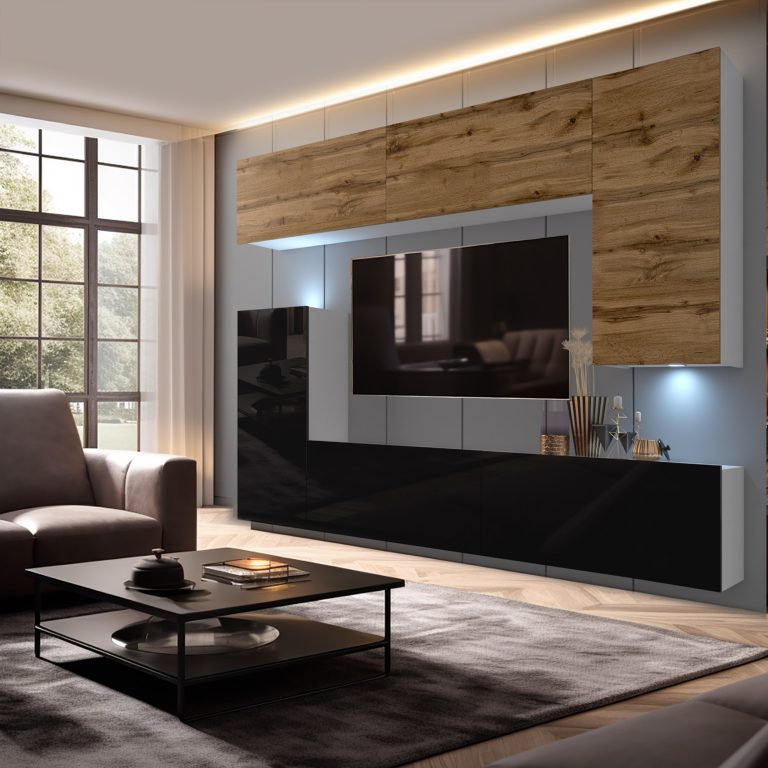 Meuble mural Nexum 130 NEX 8/0/W/DWB/0/0/PP