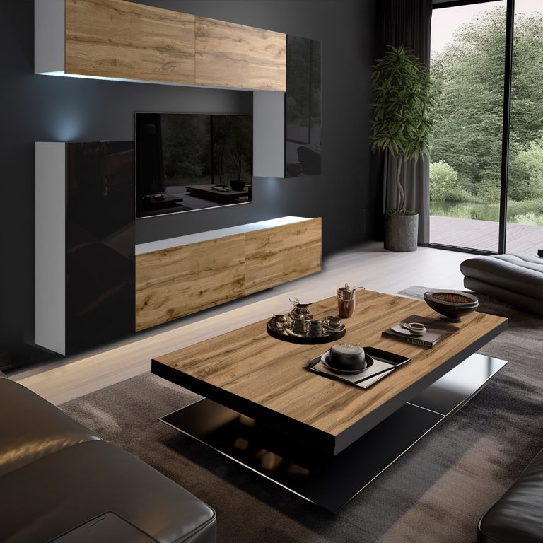 Meuble mural Nexum 127 NEX 8/0/W/DWBBDW/0/0/PP