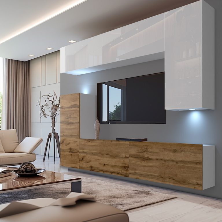 Meuble mural Nexum 122 NEX 8/0/W/WDW/0/0/PP
