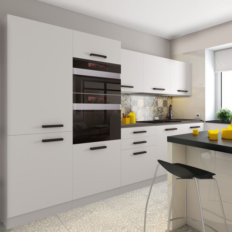 Meubles de cuisine Premium Version Complète 300 cm blanc mat avec plan de travail Fabricant TOR GRACE/0/WT/WT/B/B1