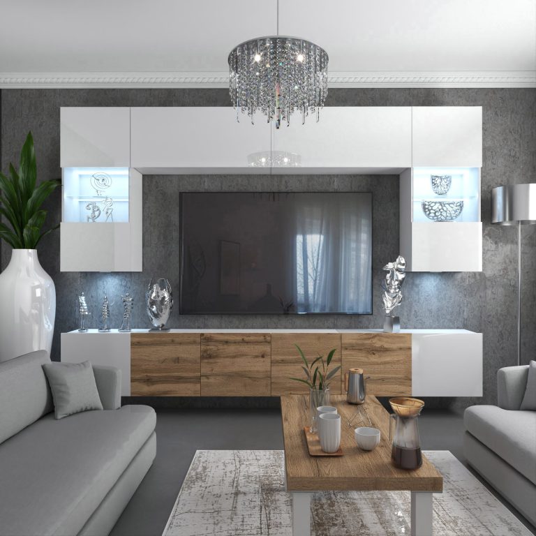 Meuble mural Nexum 8 NEX 1/0/W/WWDW/0/0/PP