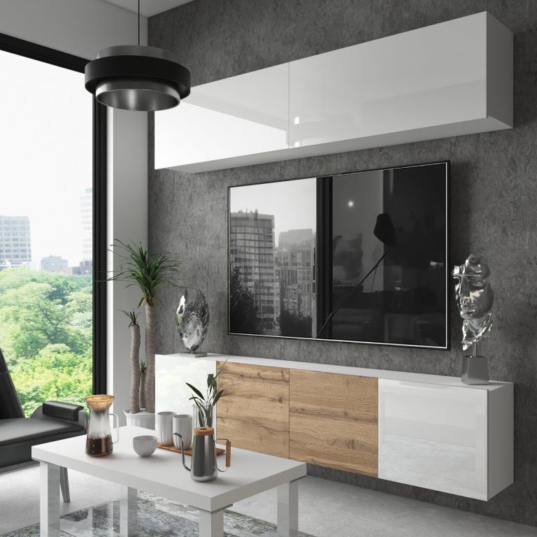 Meuble mural Nexum 91 NEX 6/0/W/WWDW/0/0/PP