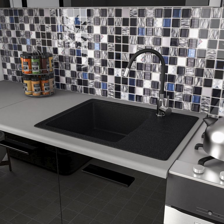 Évier MONA NOIR + Robinet MONA NOIR