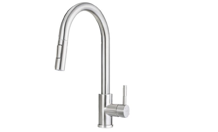 Ensemble PROMOTIONNEL évier + robinet avec douchette extractible ZQZ S113 / BBM F72M