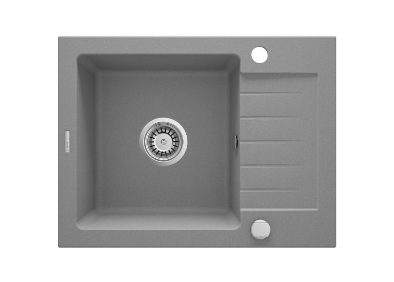 ZORBA Évier en granit à 1 bac avec égouttoir ZQZ S11A