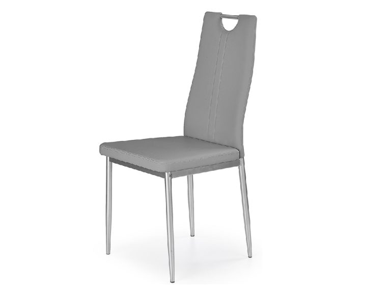 Chaise de cuisine en métal ROBERTO gris cendré