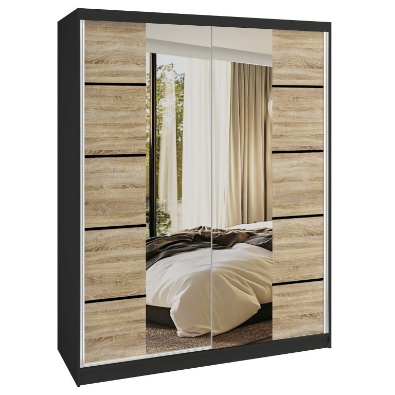 Armoire coulissante SERENITY 133 cm chêne sonoma Fabricant ME SERENITY SZP6/0/B/DS/0/HIAL