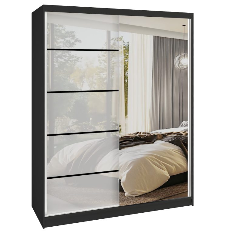 Armoire coulissante SERENITY 133 cm brillance blanc Fabricant MGB SERENITY SZP6/0/B/W/0/HIAL