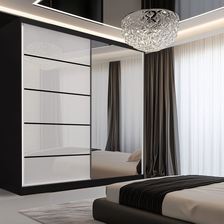 Armoire coulissante SERENITY 200 cm brillance blanc Fabricant MGB SERENITY SZP5/0/B/W/0/HIAL