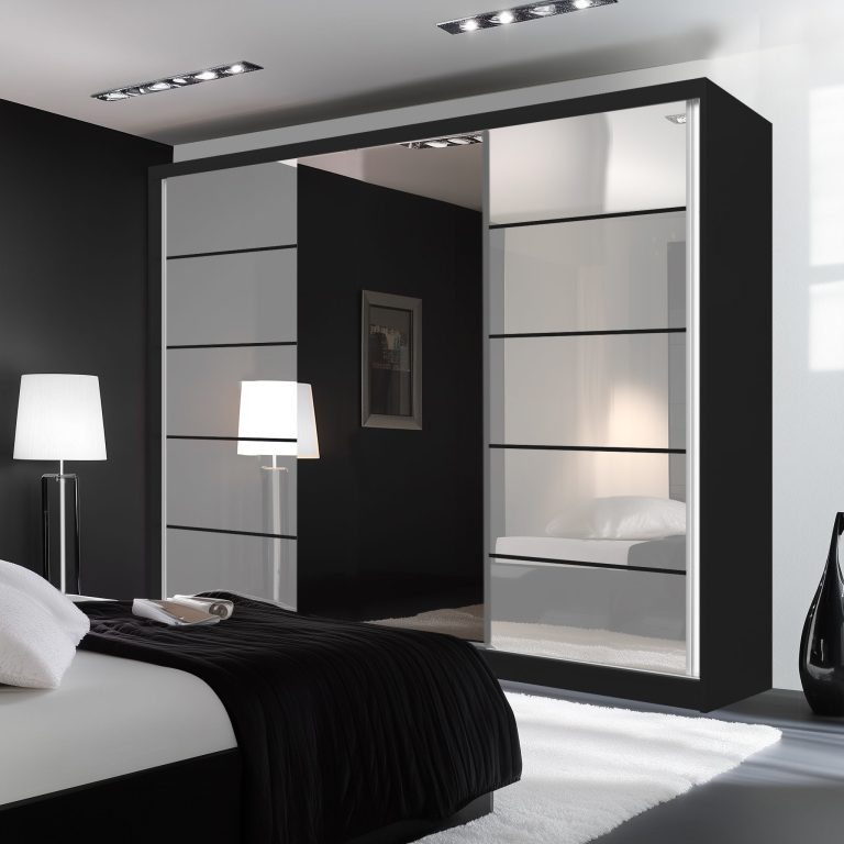 Armoire coulissante SERENITY 232 cm brillance blanc Fabricant MGB SERENITY SZP8/0/B/W/0/HIAL