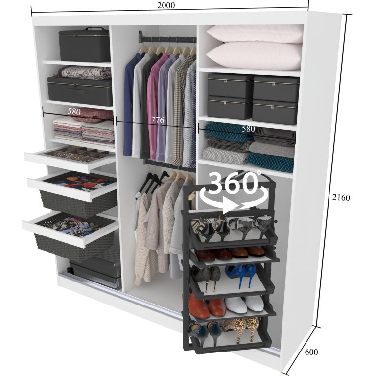 Armoire coulissante SERENITY 200 cm chêne wotan mat Fabricant MT SERENITY SZP5/0/W/DW/0/HIAL