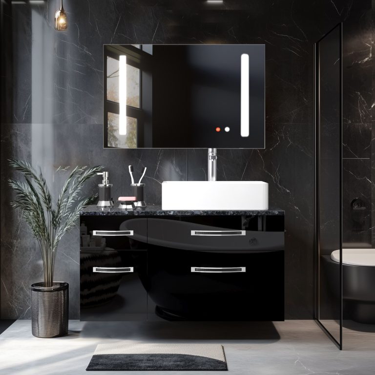 Ensemble de meubles de salle de bain Euphoria EUP P 90L/0/W/B/0/BK/MB