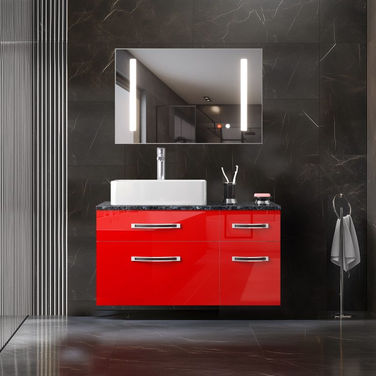 Ensemble de meubles de salle de bain Euphoria EUP P 90P/0/W/R/0/BK/MB