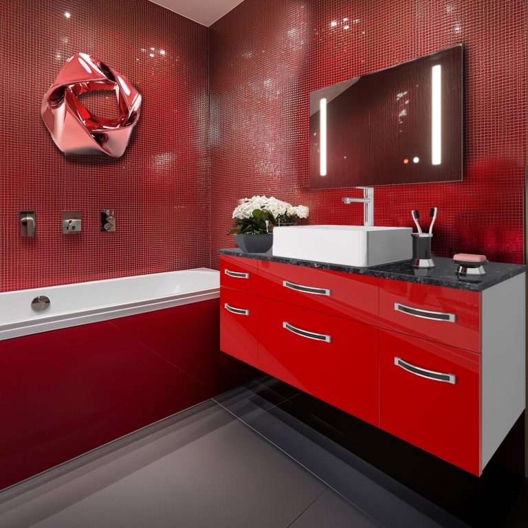 Ensemble de meubles de salle de bain Euphoria EUP P 120/0/W/R/0/BK/MB